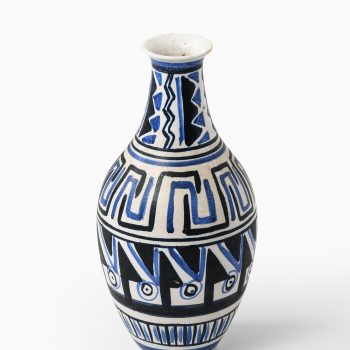 Erik Ivarsson ceramic vase by Höganäs at Studio Schalling