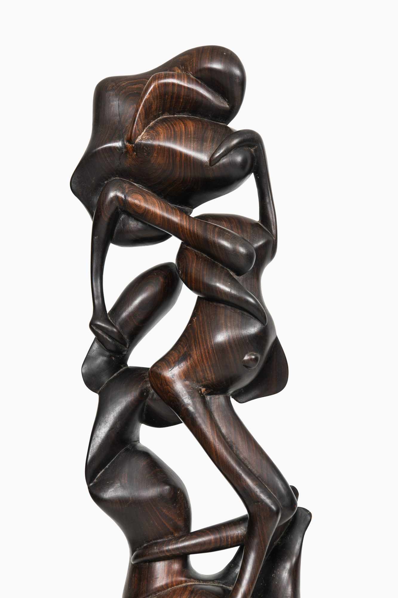 Sculpture in cocobolo wood at Studio Schalling