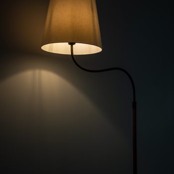 Gustav Axel Berg floor lamp in mahogany at Studio Schalling