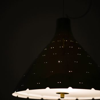 Paavo Tynell counter weight ceiling lamps in brass at Studio Schalling