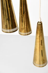 Mauri Almari ceiling lamp in brass by Idman at Studio Schalling