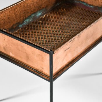 Hans-Agne Jakobsson flower table in copper at Studio Schalling