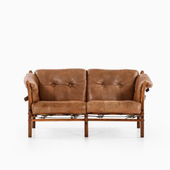 Arne Norell sofa model Indra in leather at Studio Schalling