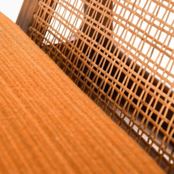 Daybed in teak and woven cane at Studio Schalling