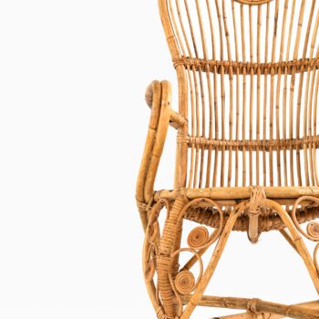 Seating group in rattan and cane at Studio Schalling