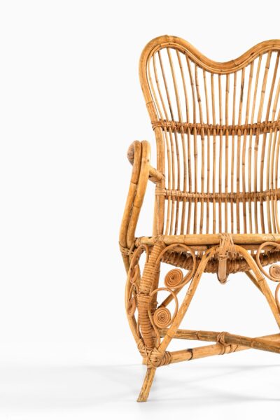 Seating group in rattan and cane at Studio Schalling