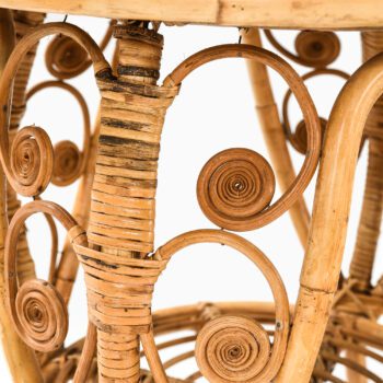 Seating group in rattan and cane at Studio Schalling