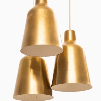 Hans Bergström ceiling lamp in brass at Studio Schalling