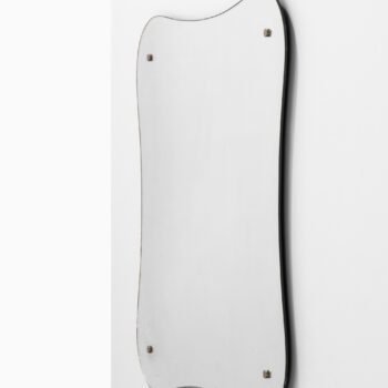 Mirror with pewter details at Studio Schalling