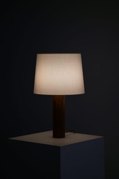 Table lamps in rosewood at Studio Schalling