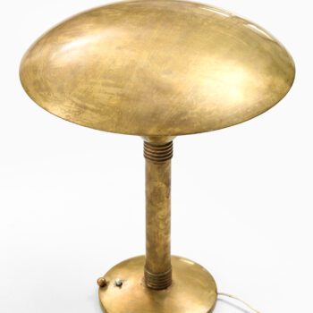 Italian table lamp in brass at Studio Schalling