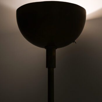 Large floor lamp in brass by unknown designer at Studio Schalling