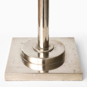 Table mirror in nickel plated brass at Studio Schalling