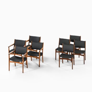 Hans Wegner dining chairs by Johannes Hansen at Studio Schalling