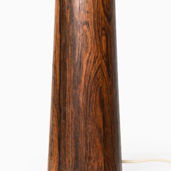 Rosewood and steel table lamp at Studio Schalling