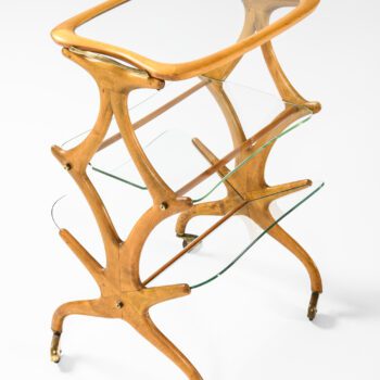Cesare Lacca attributed trolley in pear wood at Studio Schalling