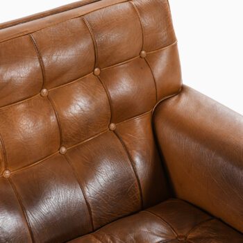 Arne Norell sofa model Merkur in leather at Studio Schalling