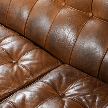 Arne Norell sofa model Merkur in leather at Studio Schalling