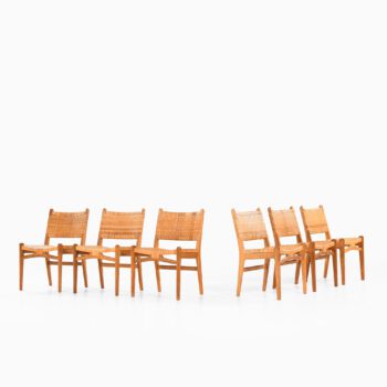 Hans Wegner dining chairs model CH-31 at Studio Schalling
