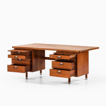 Jens Risom freestanding desk in teak at Studio Schalling