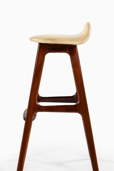 Erik Buck bar stools model OD-61 in rosewood at Studio Schalling