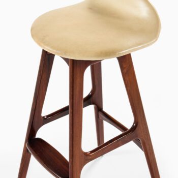 Erik Buck bar stools model OD-61 in rosewood at Studio Schalling