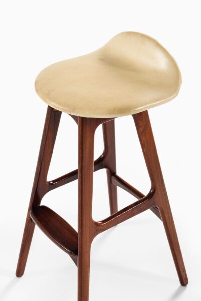 Erik Buck bar stools model OD-61 in rosewood at Studio Schalling