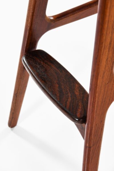 Erik Buck bar stools model OD-61 in rosewood at Studio Schalling