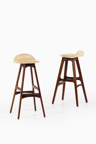 Erik Buck bar stools model OD-61 in rosewood at Studio Schalling