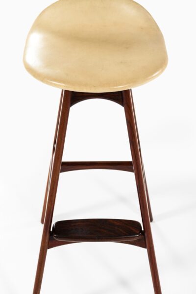 Erik Buck bar stools model OD-61 in rosewood at Studio Schalling