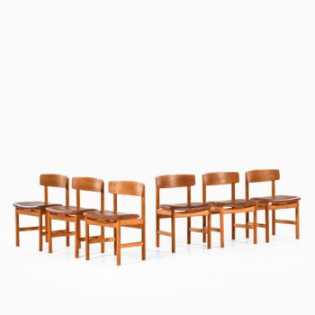 Børge Mogensen dining chairs model Öresund at Studio Schalling