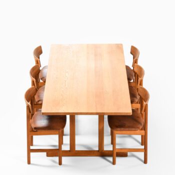 Børge Mogensen dining chairs model Öresund at Studio Schalling