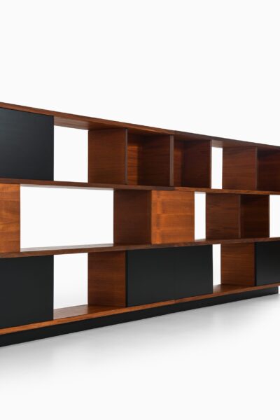 Ilmari Tapiovaara bookcase in teak at Studio Schalling