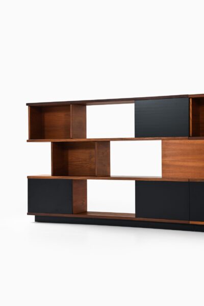 Ilmari Tapiovaara bookcase in teak at Studio Schalling