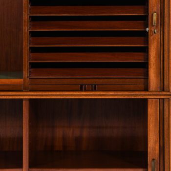 Tambour cabinet in cuban mahogany at Studio Schalling