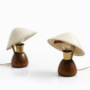Pair of table lamps by ASEA in brass at Studio Schalling