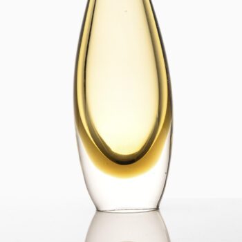 Glass vase by Murano glass at Studio Schalling