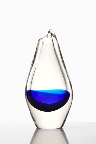 Carlos Pebaque glass vase by Gullaskruf at Studio Schalling