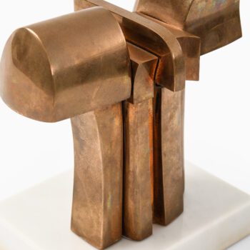 José Luis Sanchez sculpture in bronze at Studio Schalling