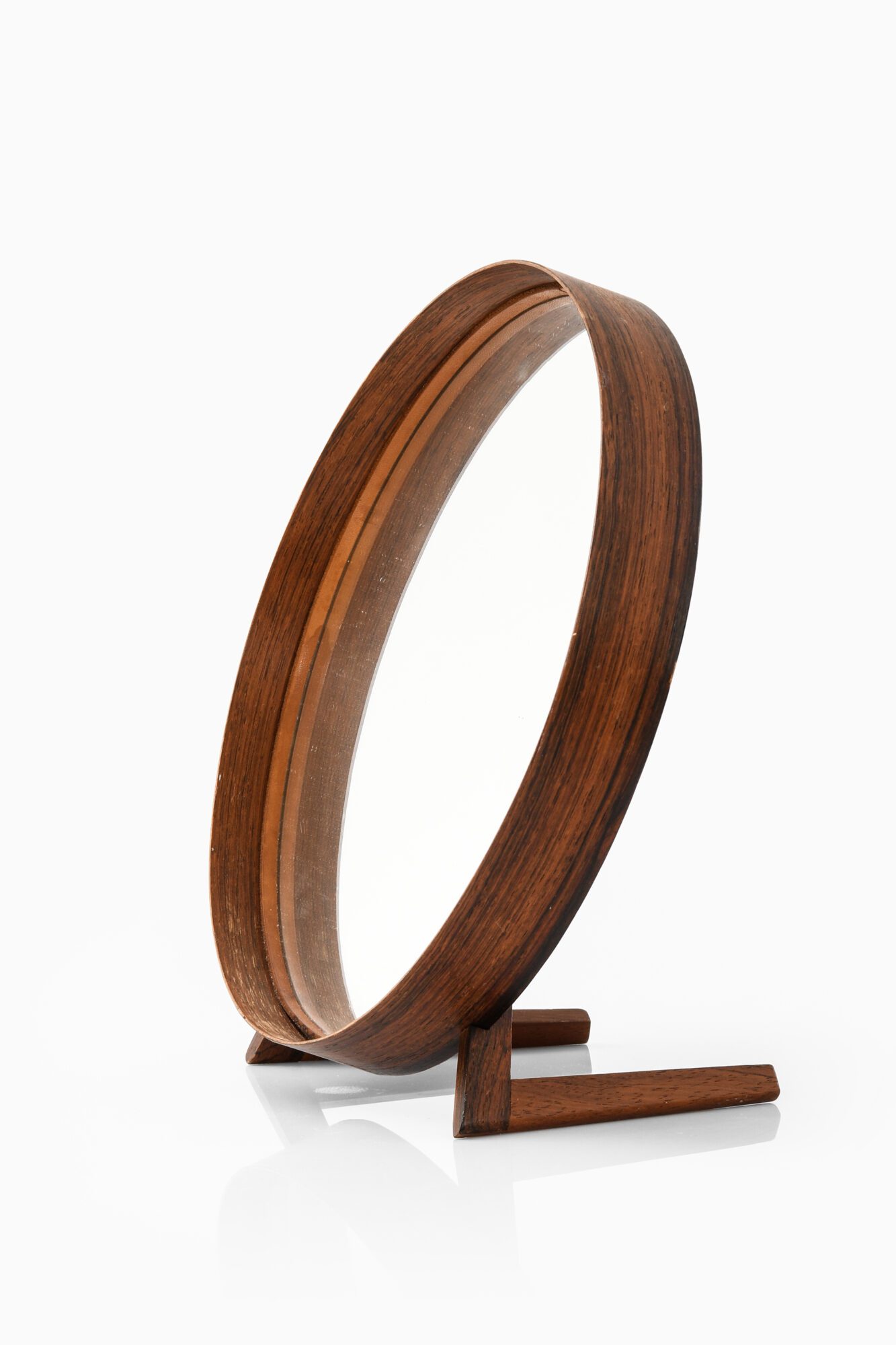 Nils Troed table mirror in rosewood at Studio Schalling