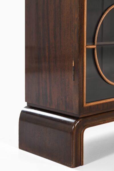 Unique cabinet in mahogany and glass at Studio Schalling