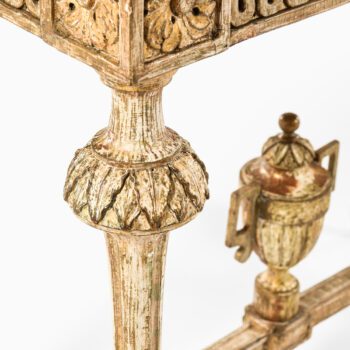 Gustavian console table from ca 1790 at Studio Schalling