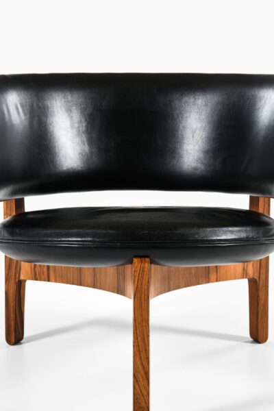 Svend Ellekær easy chairs in rosewood at Studio Schalling