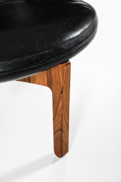 Svend Ellekær easy chairs in rosewood at Studio Schalling