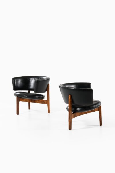 Svend Ellekær easy chairs in rosewood at Studio Schalling