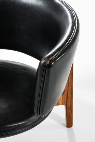 Svend Ellekær easy chairs in rosewood at Studio Schalling