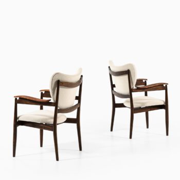 Finn Juhl armchairs by Søren Willadsen at Studio Schalling
