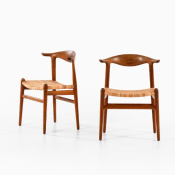 Hans Wegner JH-505 armchairs in teak at Studio Schalling