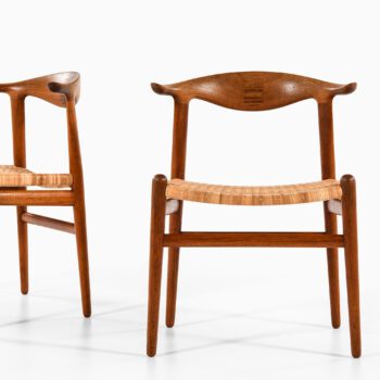 Hans Wegner JH-505 armchairs in teak at Studio Schalling