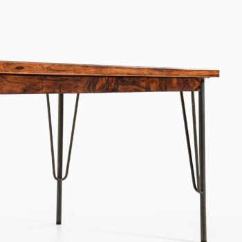 Freestanding desk in rosewood and teak at Studio Schalling